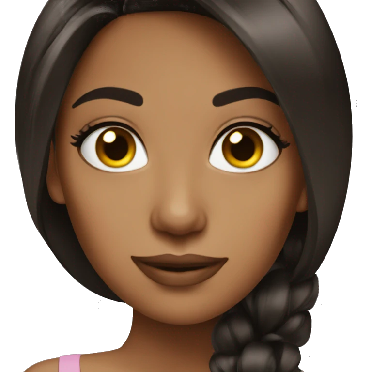 glamorous brunette emoji