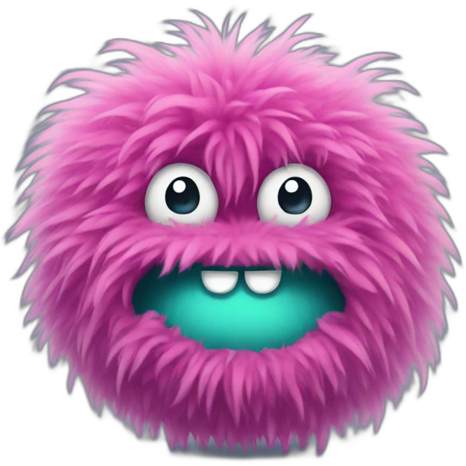 fluffy monster emoji