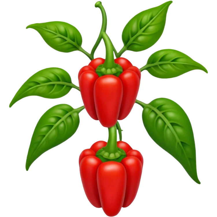 pepper plant, full plant emoji