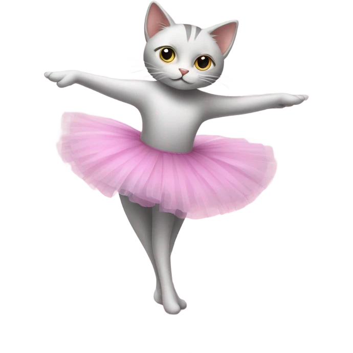 Cat ballerina  emoji