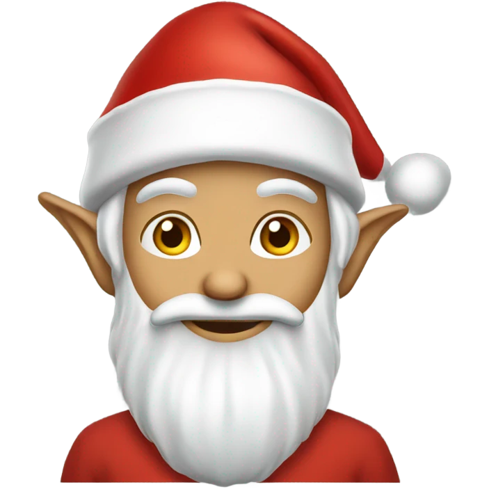elf male santa hat emoji