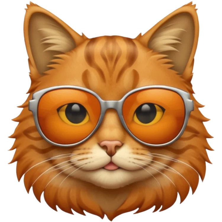 Cat wearing sunglasses emoji