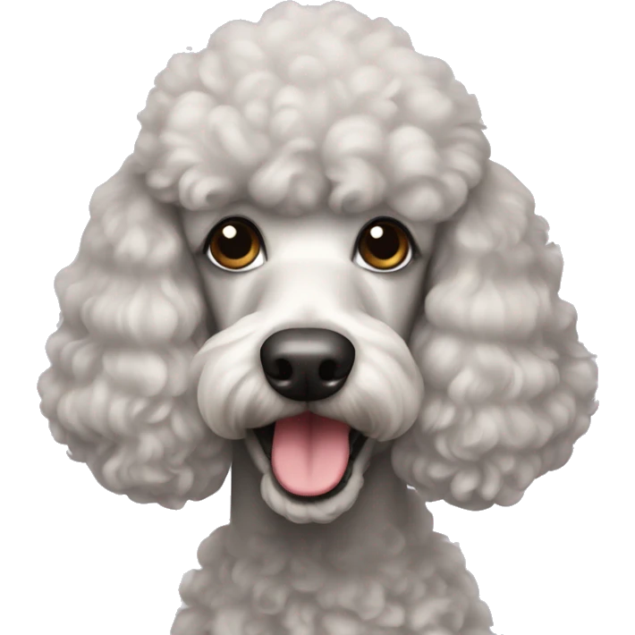 Poodle dog emoji