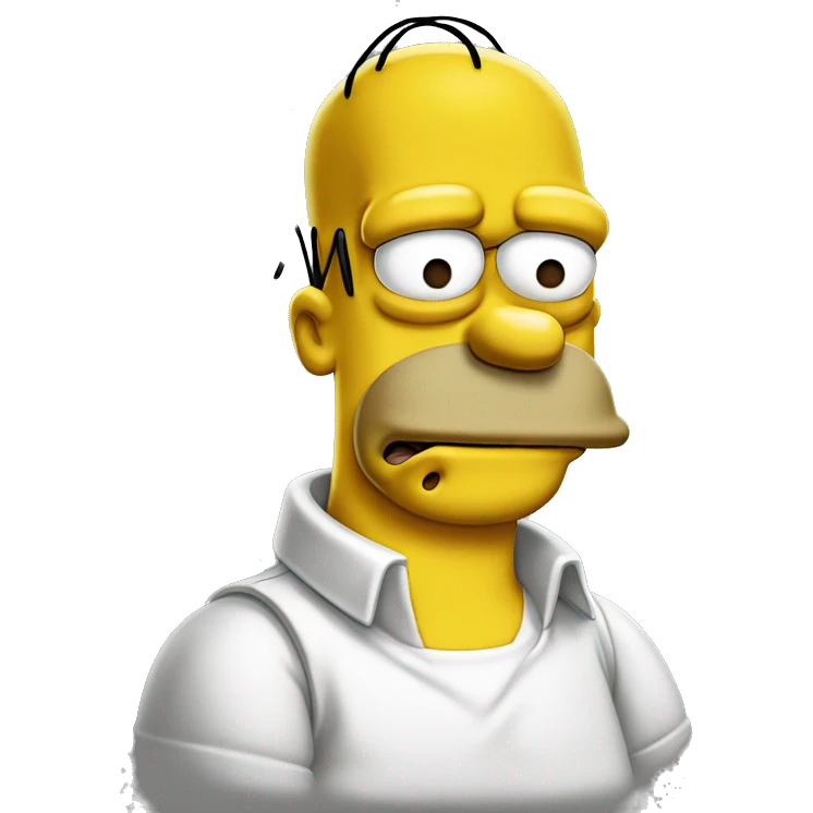 Homer simpson emoji