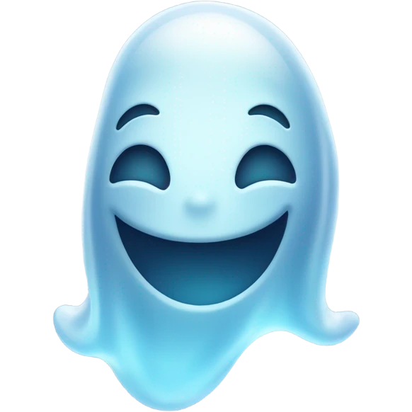 laughing ghost emoji
