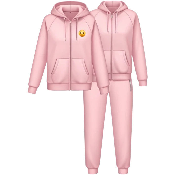 light pink tracksuit  emoji