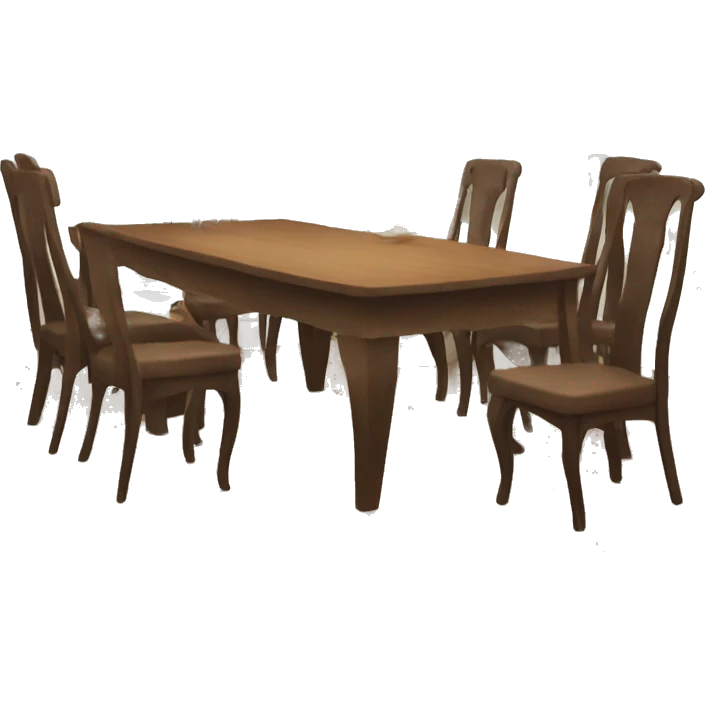 Big dining table  emoji