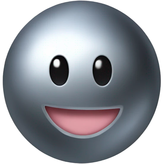 Metal Kirby ball emoji