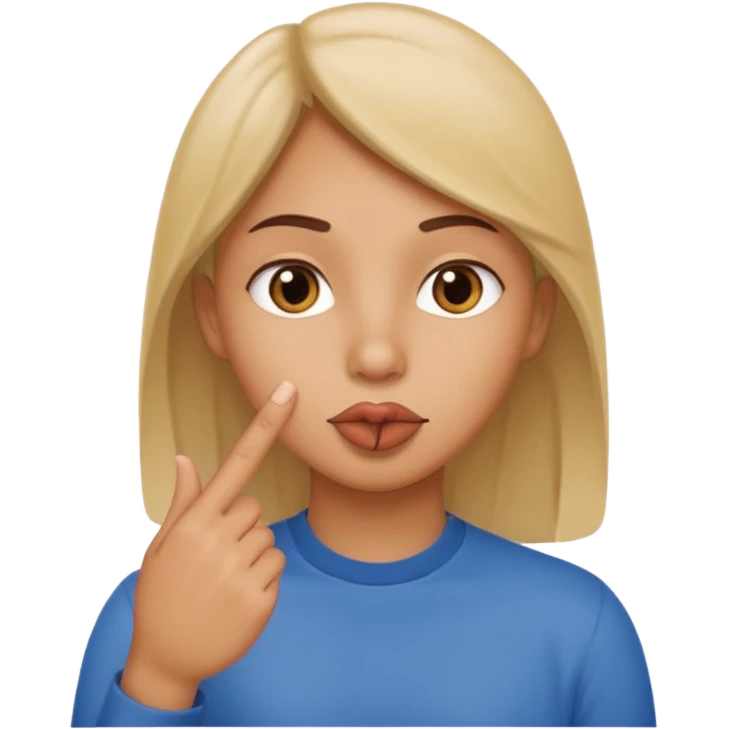 🫂🤫 emoji