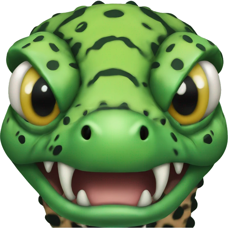 Green Gila Monster Head emoji