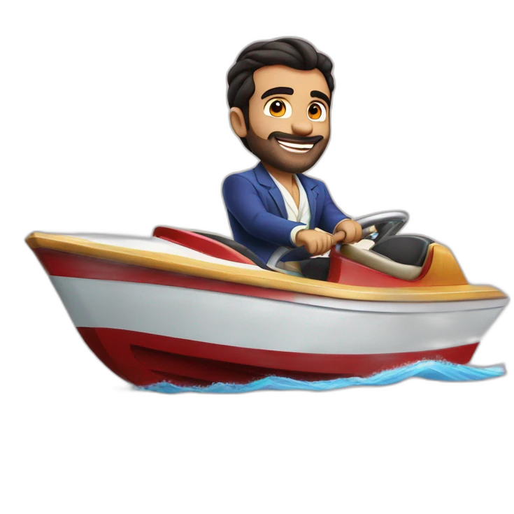prince ali on speedboat emoji