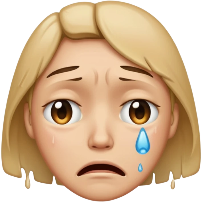 Crying face emoji