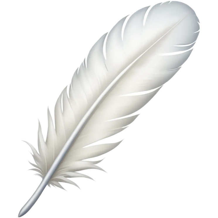 white feather emoji