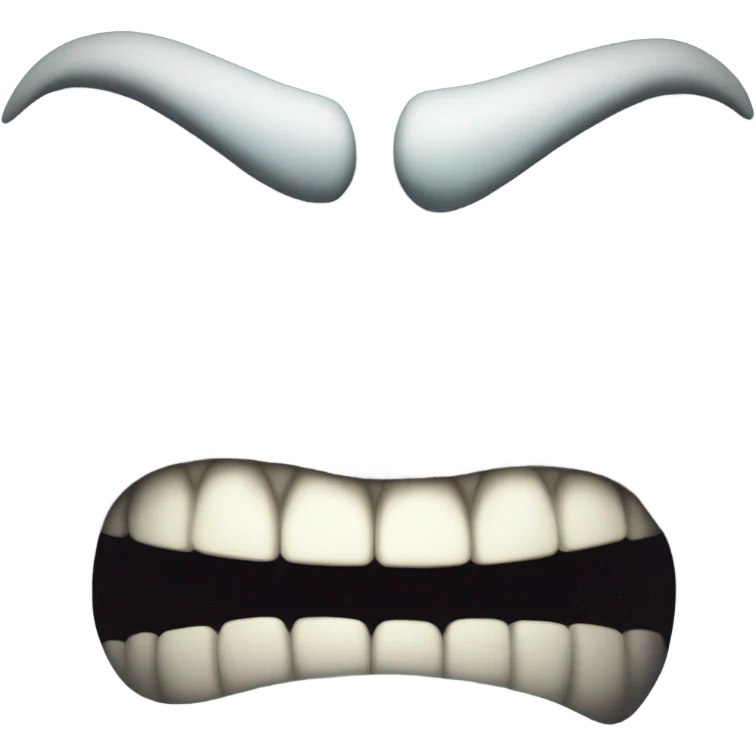 scary face emoji