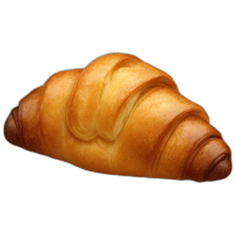 chocolate croissant emoji