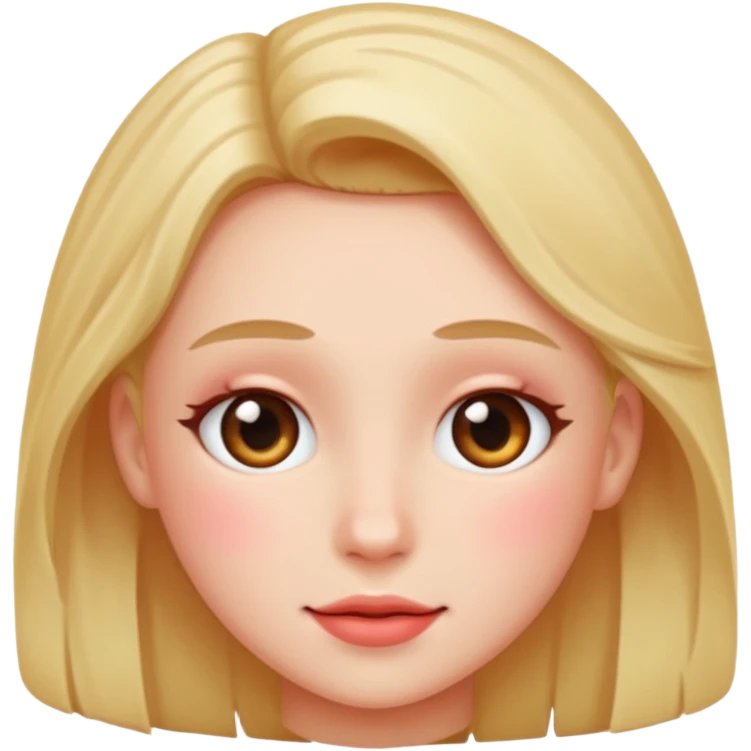 Blushing  emoji