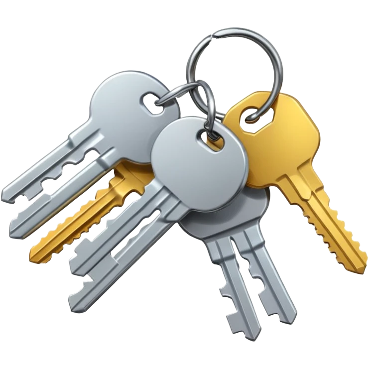 monton de llaves de casa emoji
