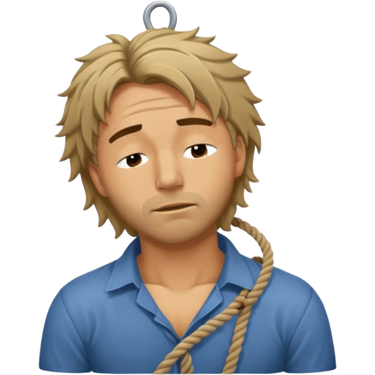 A man being hung like he was hung for murder  emoji