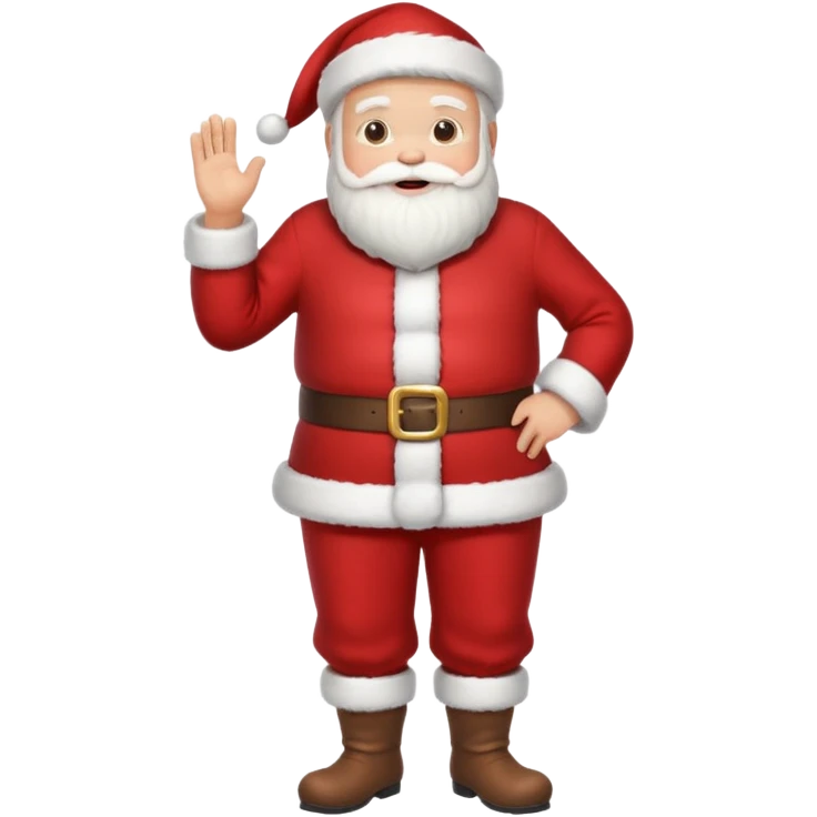 full body of santa claus emoji