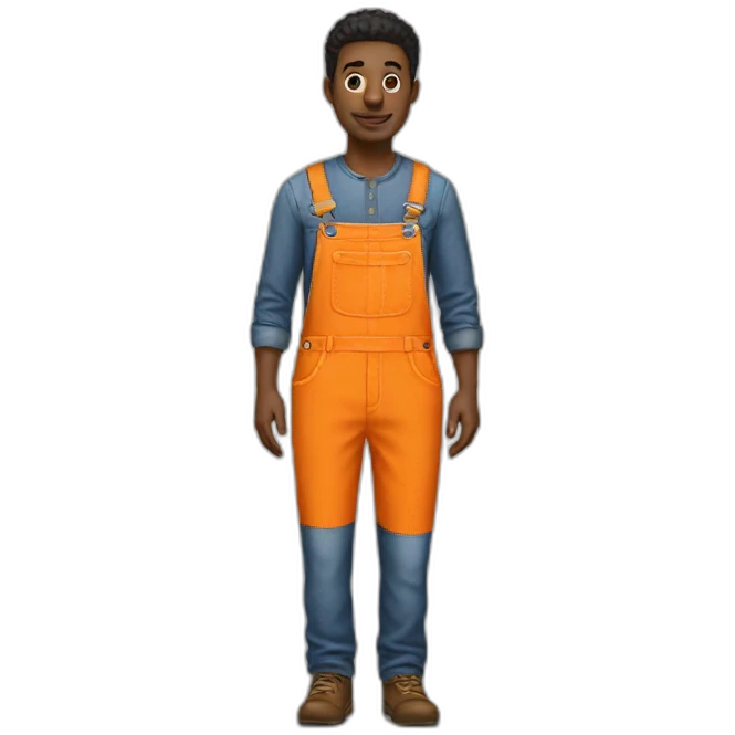 Orange Overalls emoji