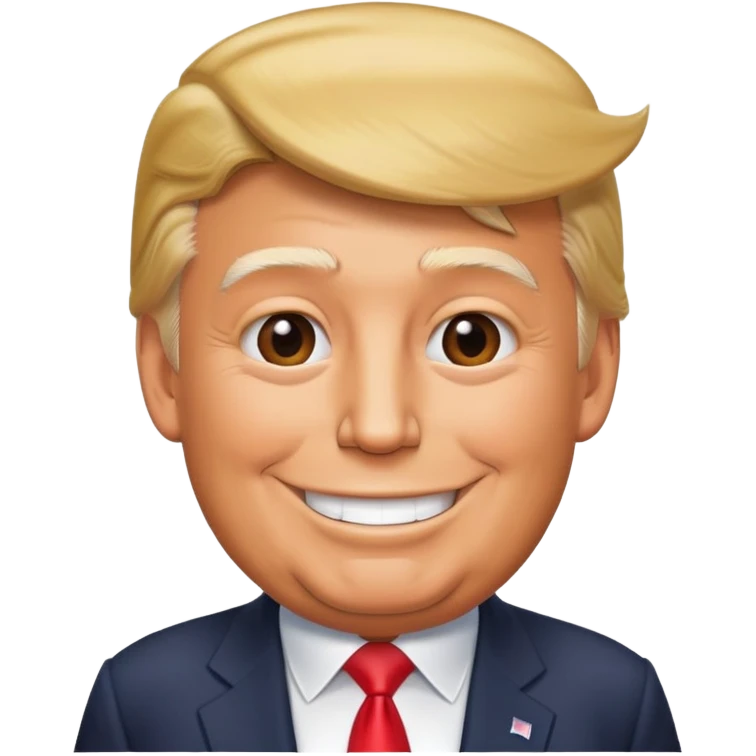Trump shows his penis emoji