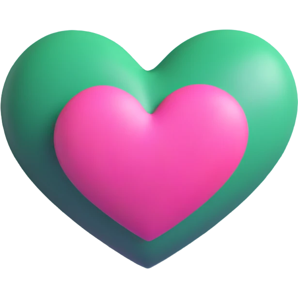 dark green heart emoji