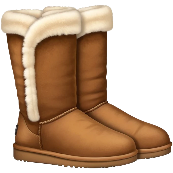 Pair of brown Ugg boots emoji