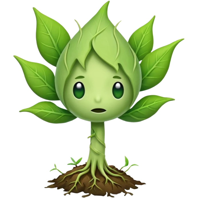 росток увядает
 emoji