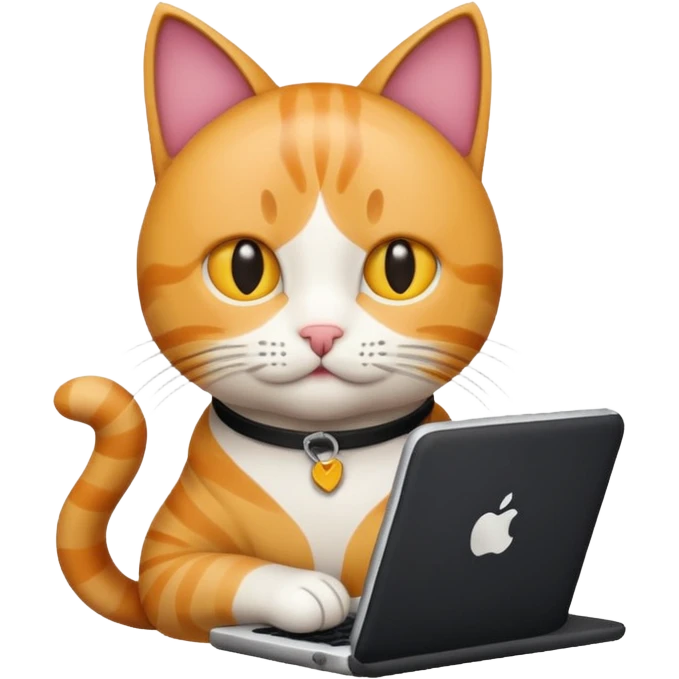 code writing cat emoji