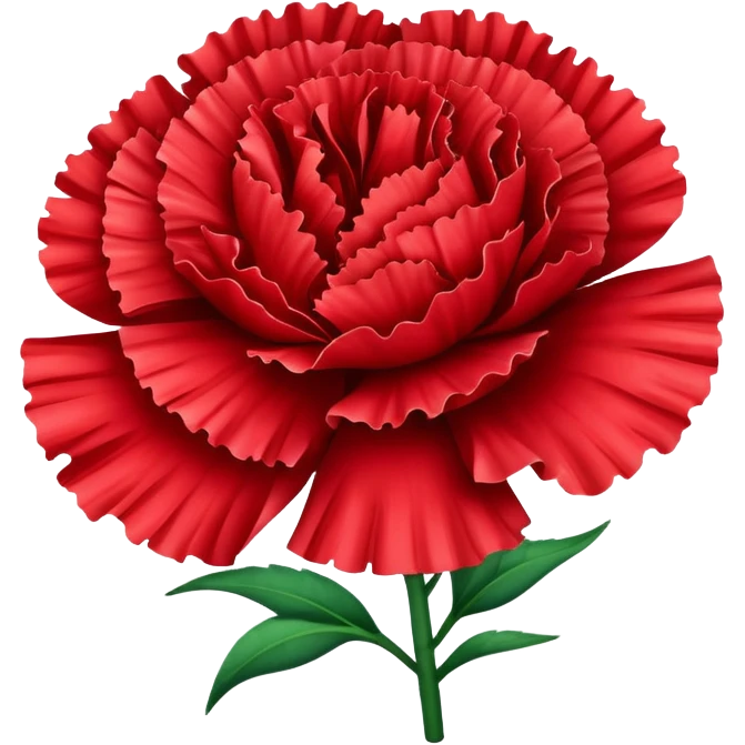 Red carnation emoji
