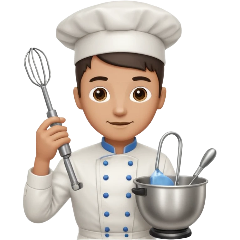chef holding mixer emoji