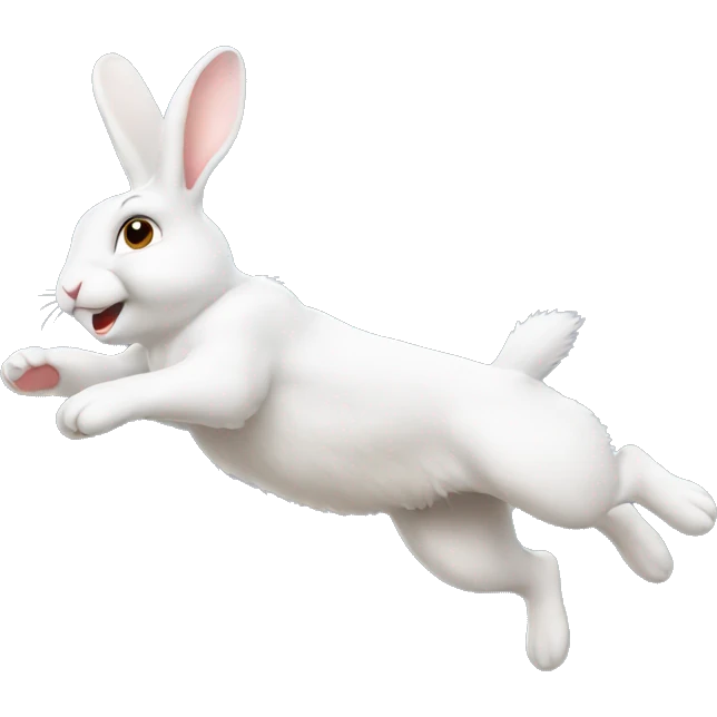 rabbit jumping emoji