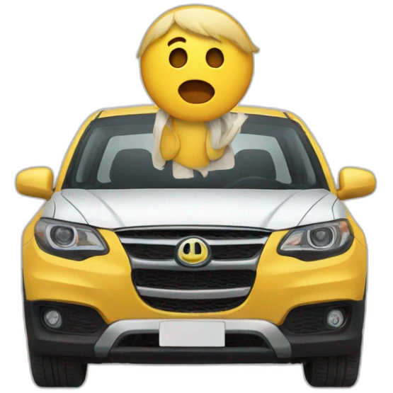 Auto de mensajeria emoji