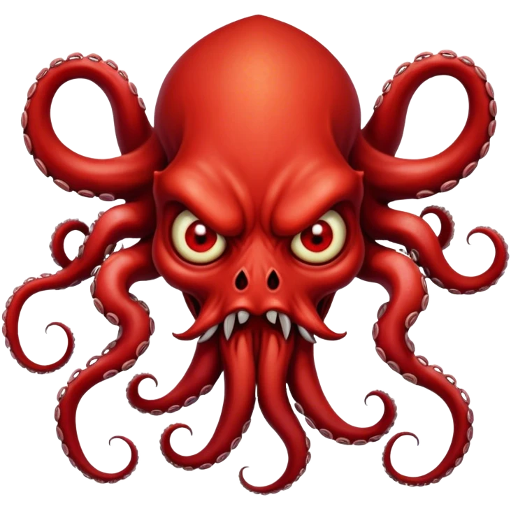 👁️+🦑+👹 emoji