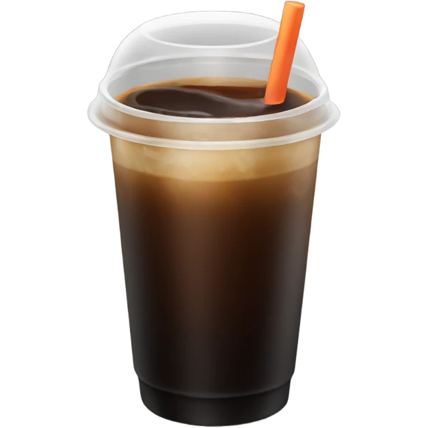 Iced black coffee  emoji