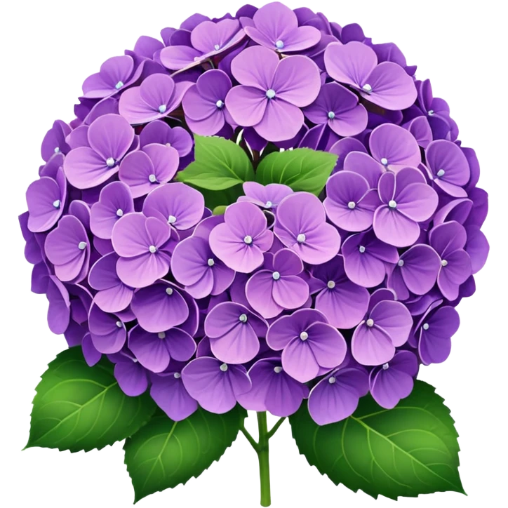 Purple Hydrangea emoji