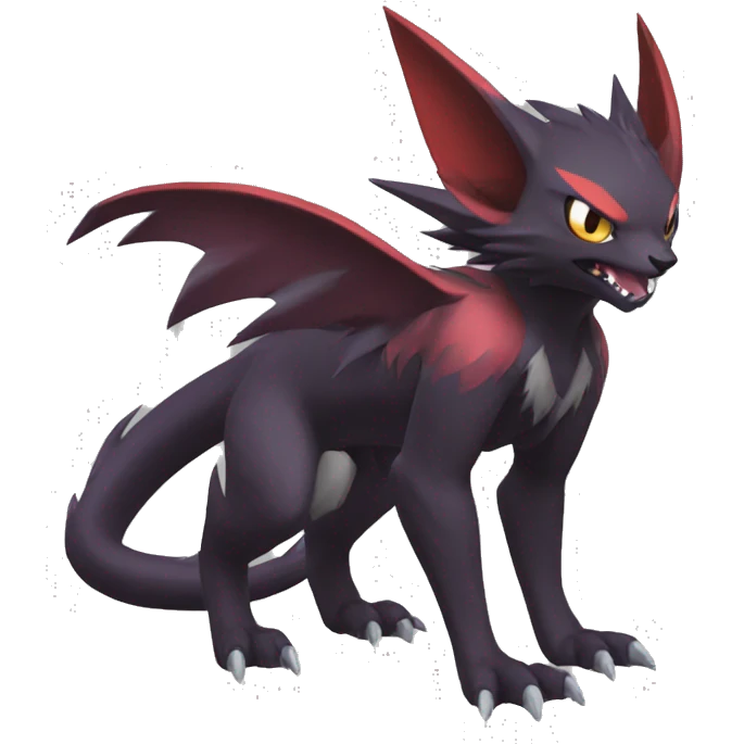 Noivern-Torracat-Zoroark full body emoji