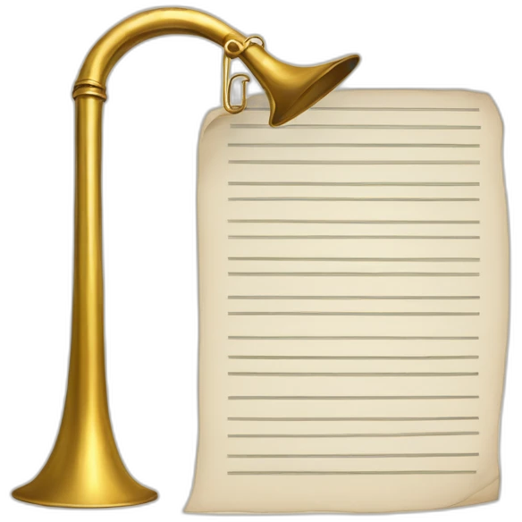 document_trombone_email emoji