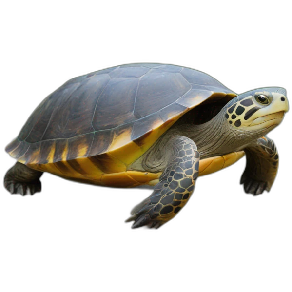 Tortue sur loutre emoji