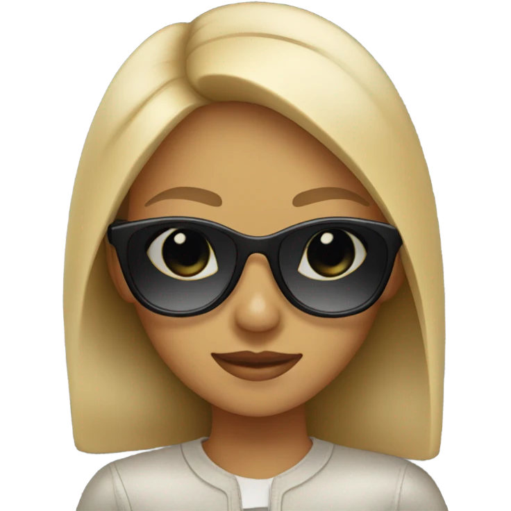 girl with sunglasses  emoji
