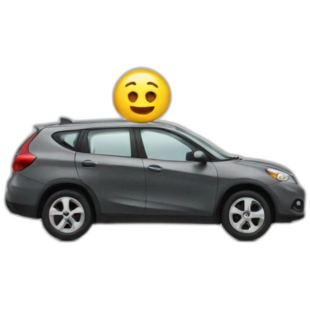 Chat dans voiture emoji