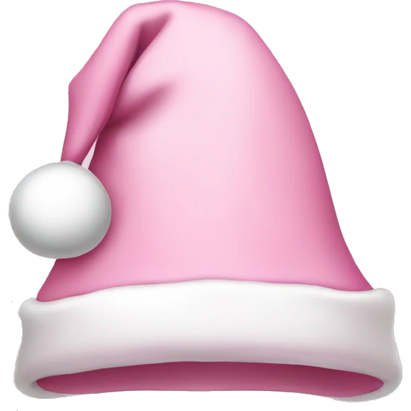Light pink Santa hat emoji