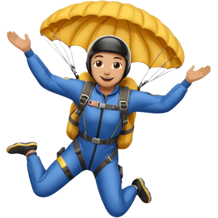 Skydiving emoji