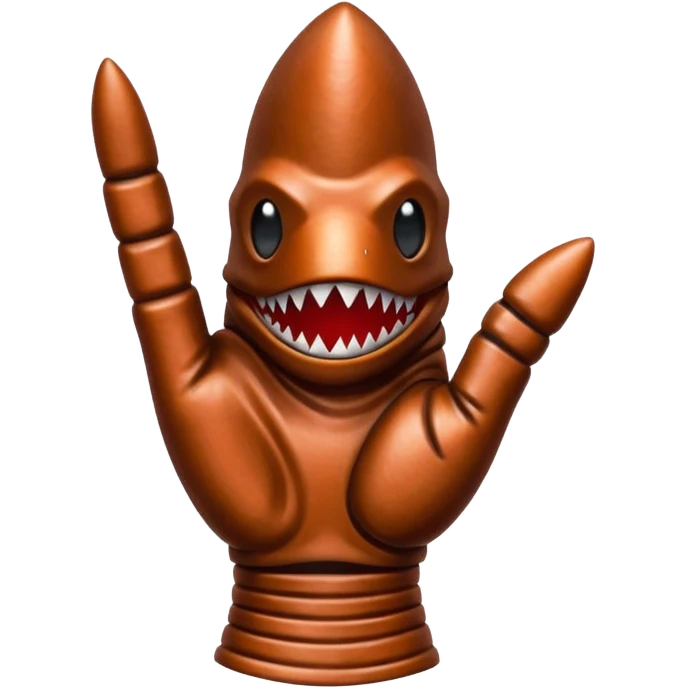 Freddy Krueger shark finger glove emoji