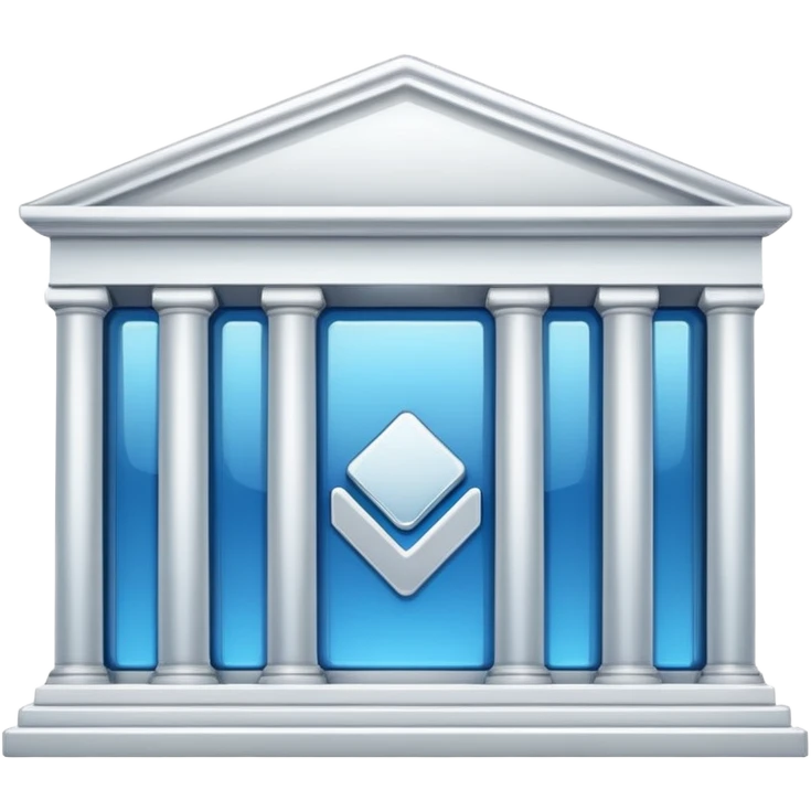 glitter white bank emoji