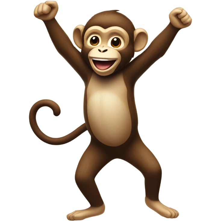Dancing monkey emoji