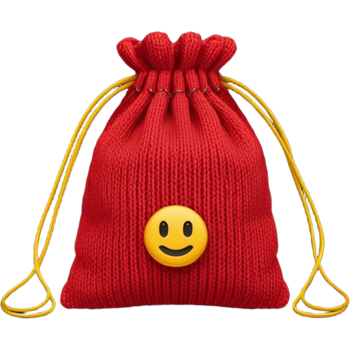 red Knitted Bag emoji