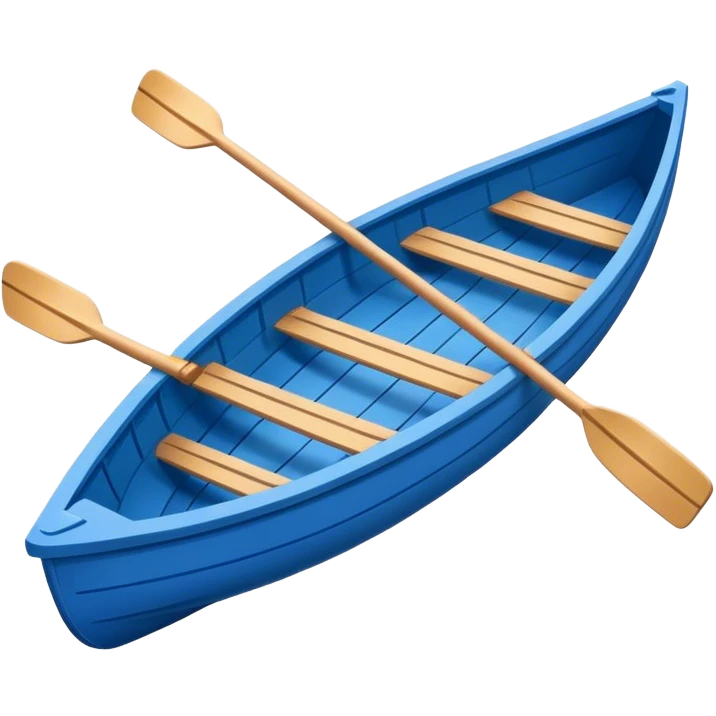 rowing emoji blue boat emoji