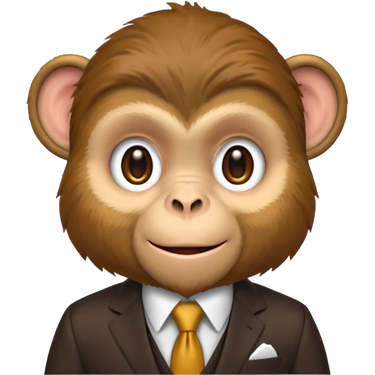 1 monkey in suit emoji