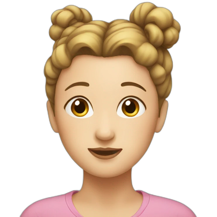 Mom bun emoji